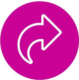 Optimistic tone of voice icon