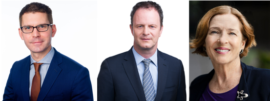 Dr Hans-Christoph Hirt, Dr Tim Bowley, Professor Jennifer Hill