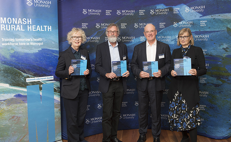Professor Christina Mitchell, Professor Shane Bullock, Associate Professor Michael Nowotny and Professor Michelle Leech