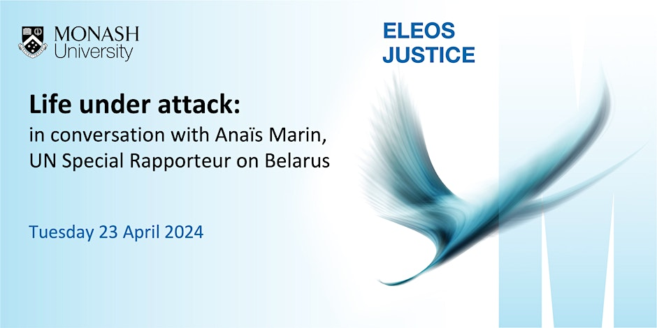 Life Under Attack In Conversation with UN Special Rapporteur on Belarus