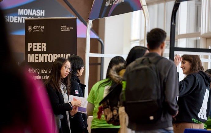 Peer mentoring stall