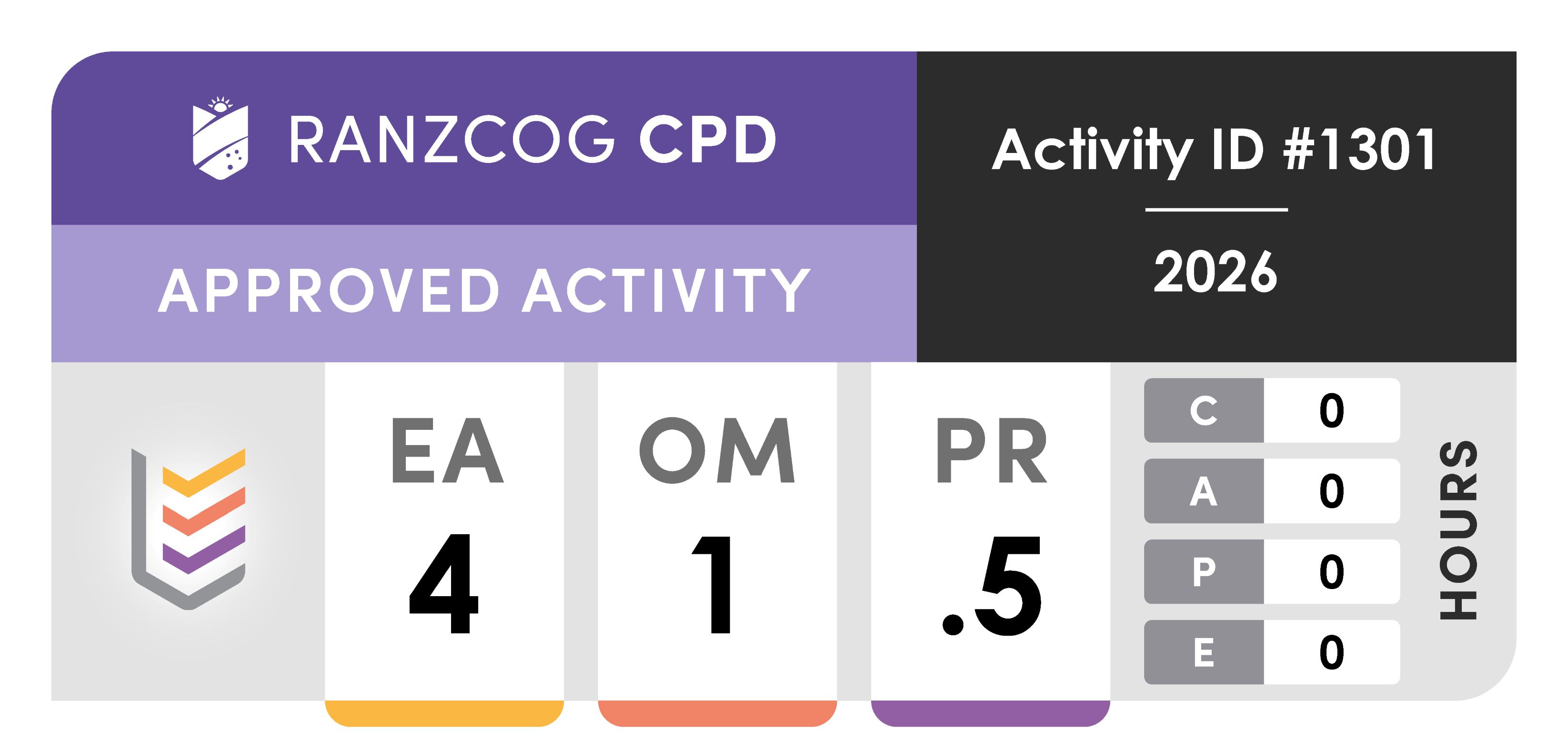 RANZCOG CPD logo