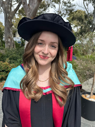 Dr Ezra Kneebone on her graduation day