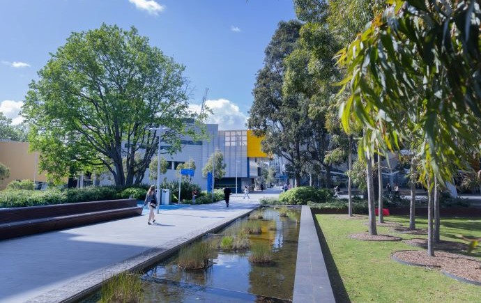 Caulfield campus boardwalk