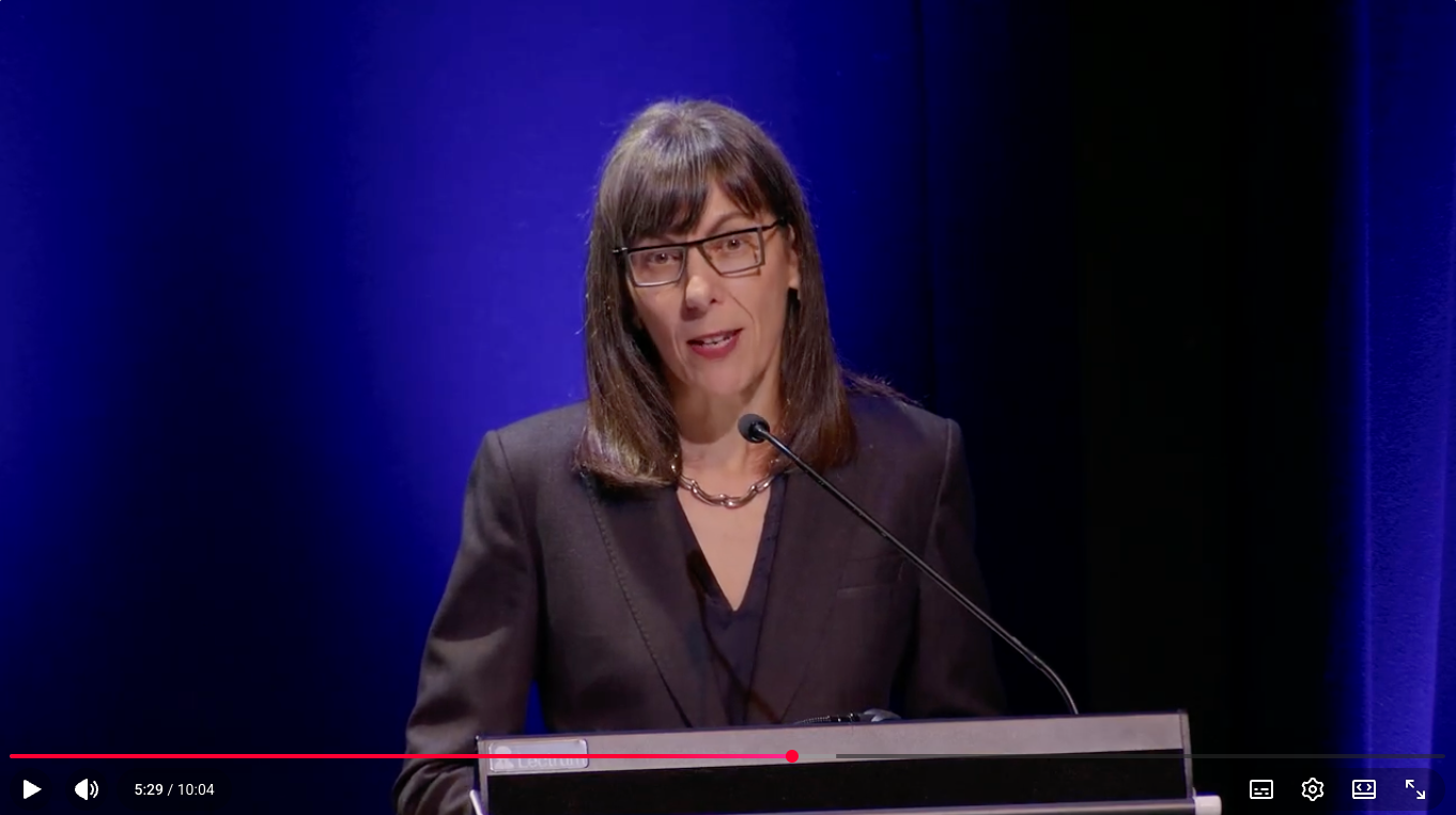Watch Helen Sawczak&rsquo;s full prize giving address on YouTube.
