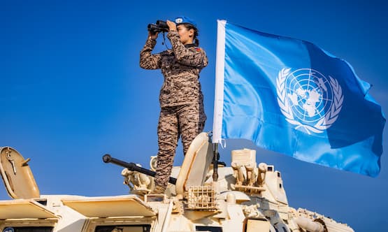 female peacekeeper